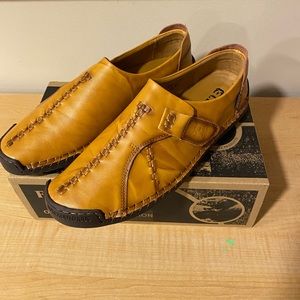 Ceku Mens Functional Cowhide Driving Loafers